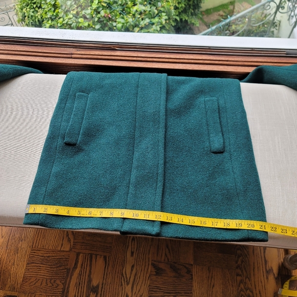 New! J. Crew size 6 Dark Forest Green City Coat NWT - Picture 6 of 10